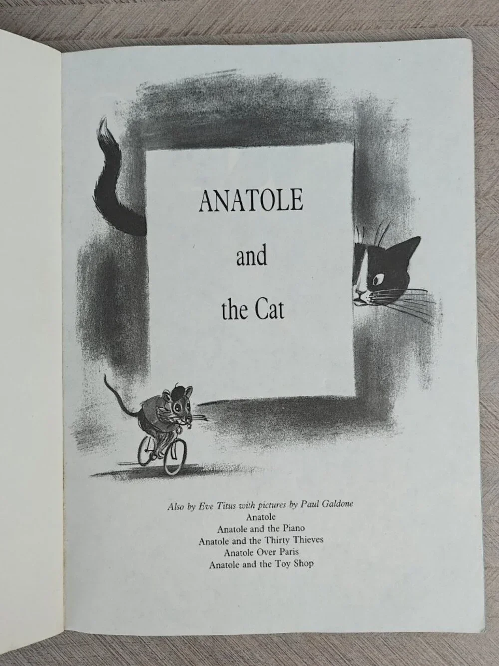 Anatole And The Cat Eve Titus 1990 Paperback Edition Illustrated Children's